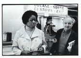 Sarah Vaughan et Maurice Cullaz 1967 Orly ,Maurice Cullaz, Sarah Vaughan