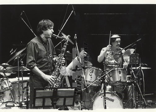 Michel Portal et Bernard Lubat Festival de jazz de Paris 1980, Bernard Lubat, Michel Portal