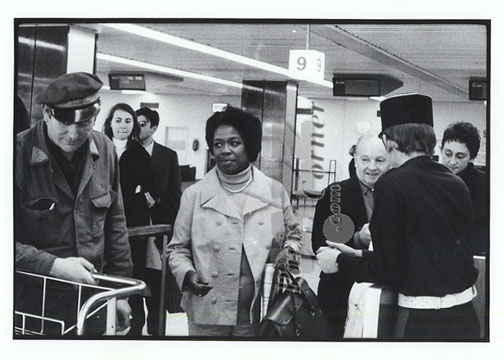 Sarah Vaughan & Maurice Cullaz Orly octobre 1967, Maurice Cullaz, Sarah Vaughan