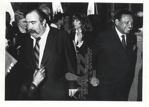 Lionel Hampton et Moustache, Htel de Ville 1984  - 2, Lionel Hampton,  Moustache