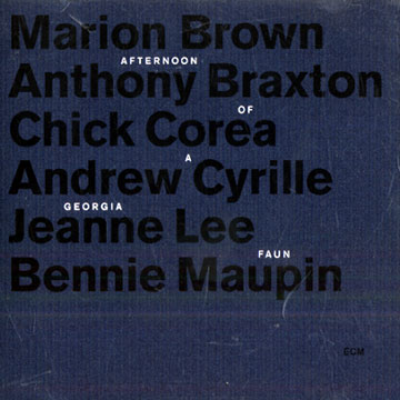 Afternoon of a Georgia Faun,Marion Brown