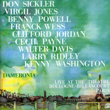 Dameronia- Live at the Theatre Boulogne -Billancourt /Paris,Walter Davis , Virgil Jones , Clifford Jordan , Cecil Payne , Benny Powell , Larry Ridley , Don Sickler , Kenny Washington , Frank Wess
