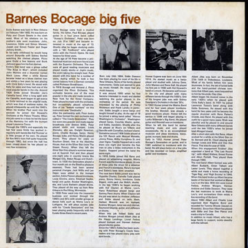 Barnes Bocage Big Five,Emile Barnes , Peter Bocage