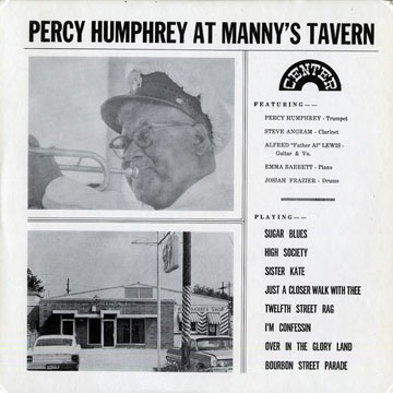 at Manny's tavern,Percy Humphrey