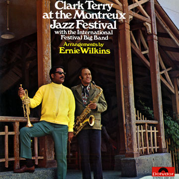at the Montreux Jazz Festival with the International Festival Big Band,Clark Terry