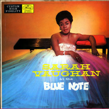 At the blue note,Sarah Vaughan