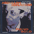 PIANO SOLO, Abdullah Ibrahim