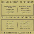 Collector's classics CC 5, Blind Lemon Jefferson ,  Ramblin' Thomas