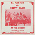 One night stand with Count Basie at the Avadon, Count Basie