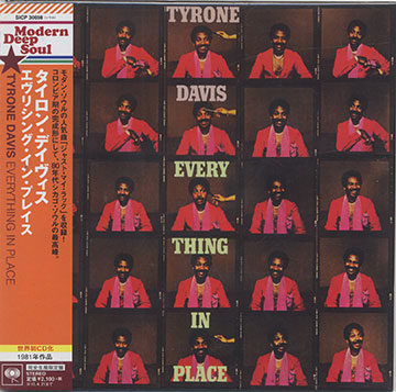 EVERY THING IN PLACE,Tyrone Davis