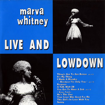 Live and Lowdown at the Apollo,Marva Whitney