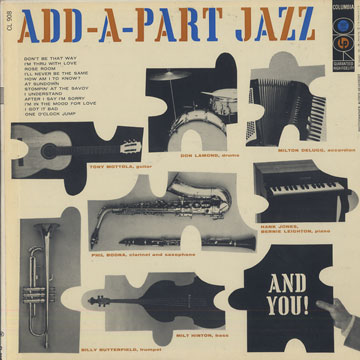 Add-A-Part Jazz...And You!,Billy Butterfield , Milt Hinton , Hank Jones , Tony Mottola