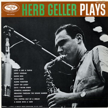 GELLER, HERB - Herb Geller plays - 33T