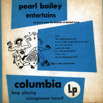 Pearl bailey entertains,Pearl Bailey