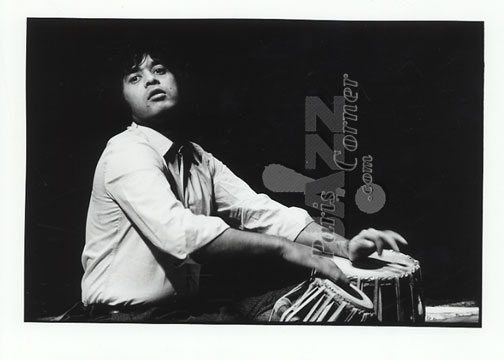 Zakir Hussain, th�atre des Champs Elys�es Paris 1984, Zakir Hussain