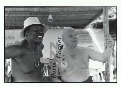 Randy Weston et Maurice Cullaz Antibes 1974, Maurice Cullaz, Randy Weston