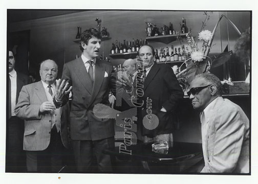 Maurice Cullaz, Phillipe de Villiers, Eddy Barclay, Norbert Gahnson, Ray Charles 1986, Ray Charles, Maurice Cullaz