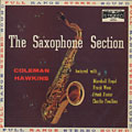 The saxophone section, Coleman Hawkins
