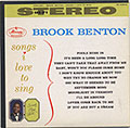 songs I love to sing, Brook Benton