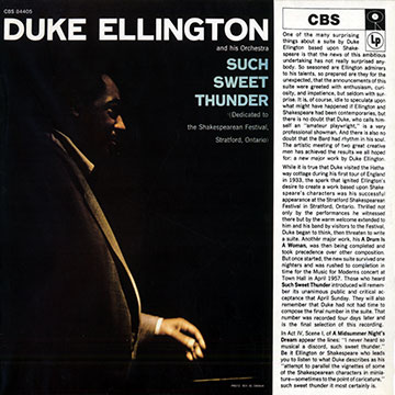 Such sweet thunder,Duke Ellington