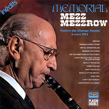 MEMORIAL- Thtre des Champs- Elyses ,Milton 'mezz' Mezzrow