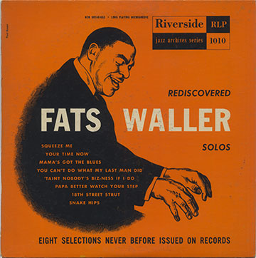 REDISCOVERED FATS WALLER SOLOS,Fats Waller