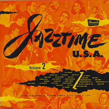 JAZZ TIME U.S.A volume 2,Georgie Auld , Terry Gibbs ,  Moondog , Tony Scott , Stuff Smith