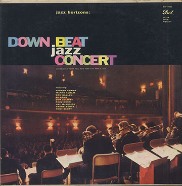 DOWN BEAT JAZZ CONCERT,Pepper Adams , Al Cohn , Paul Horn , Hal Mckusick , Tony Scott