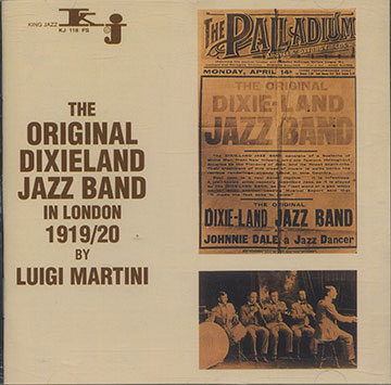 THE ORIGINAL DIXIELAND JAZZ BAND in London 1919/20, Original Dixieland Jazz Band