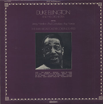 Rare Broadcasts Recording 1953,Duke Ellington
