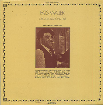 Original Sessions 1943,Fats Waller