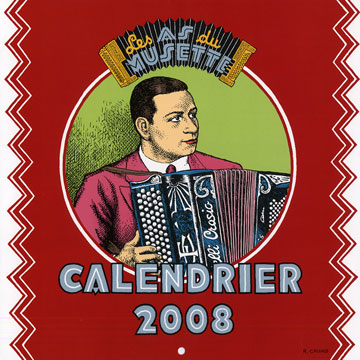 Les as du musette calendrier 2008,Dominique Cravic , Robert Crumb