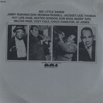 big little bands,Russell Jacquet , Don Redman , Jimmy Rushing , Joe Thomas