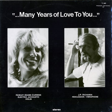 Many years of love to you,Hawley Adams Currens