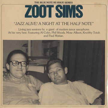Jazz alive ! A night at the Half Note,Zoot Sims