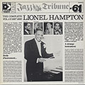 THE COMPLETE LIONEL HAMPTON - Jazz Tribune N61 Vol.1/2 (1937-1938)  , Lionel Hampton