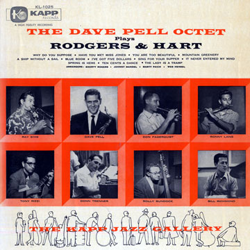The Dave Pell octet plays Rodgers & Hart,Dave Pell
