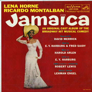 JAMAICA An original cast album of the Broadway hit musical comedy,Lena Horne , Ricardo Montalban