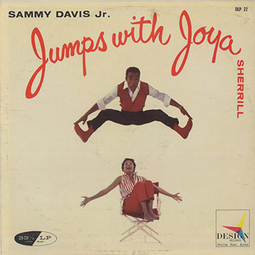 Sammy jumps with Joya ,Sammy Davis,Jr. , Joya Sherrill