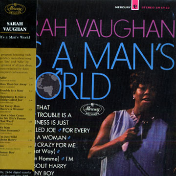 It's a man's world,Sarah Vaughan