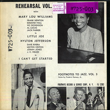 Footnotes to Jazz, vol.3,Mary Lou Williams