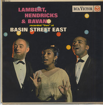 Recorded live at BASIN STREET EAST,Yolande Bavan , Jon Hendricks , Dave Lambert