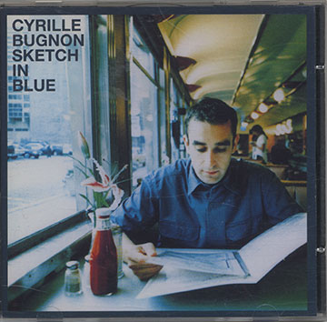 CYRILLE BUGNON SKETCH IN BLUE,Cyrille Bugnon