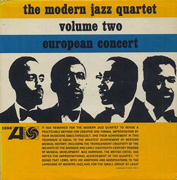 European concert Volume two, The Modern Jazz Quartet