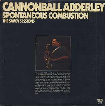 SPONTANEOUS COMBUSTION,Cannonball Adderley