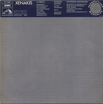  Atres / Morsima-Amorsima / ST 4 / Nomos Alpha,Iannis Xenakis