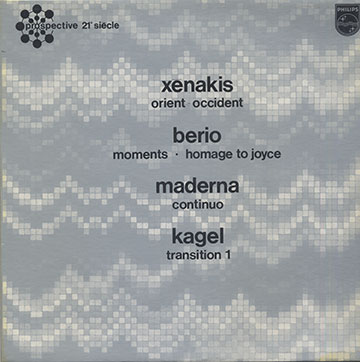 Orient-Occident / Momenti - Omaggio A Joyce / Continuo / Transition 1,Iannis Xenakis