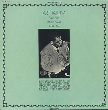 Piano Solo 1938-1939,Art Tatum