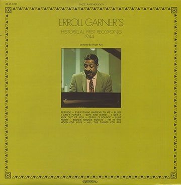 Historical First Recording 1944,Erroll Garner