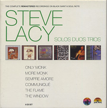 SOLOS DUOS TRIOS,Steve Lacey